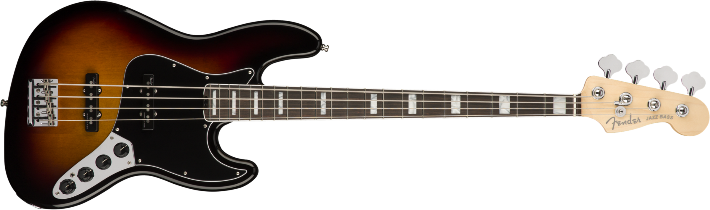 Fender Jazz Bass American Elite 2018 Usa Eb - 3 Color Sunburst - Basse Électrique Solid Body - Main picture