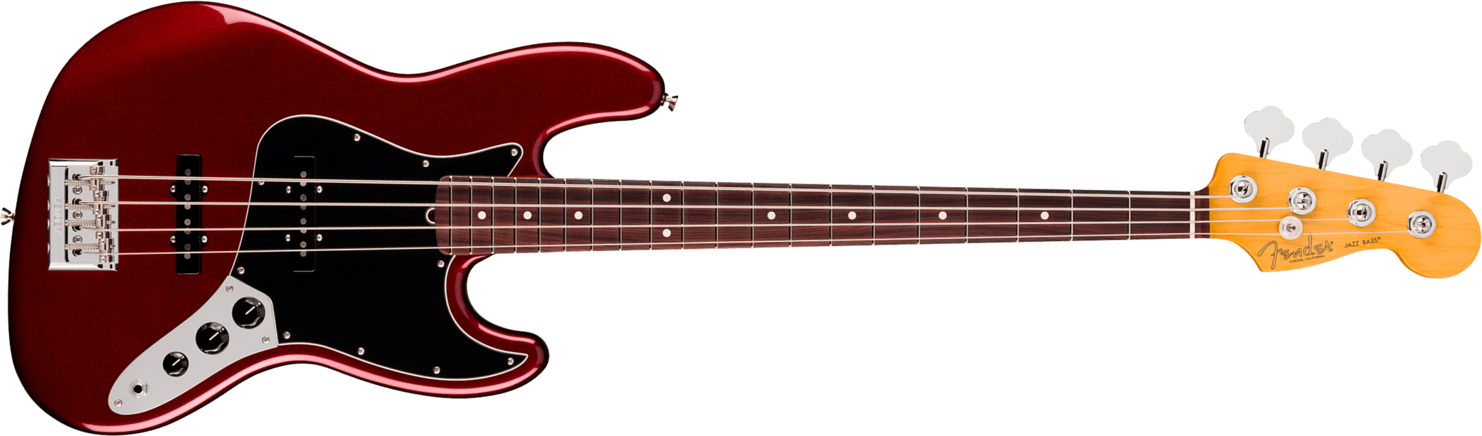 Fender Jazz Bass American Pro. Usa Rw - Oxblood - Basse Électrique Solid Body - Main picture