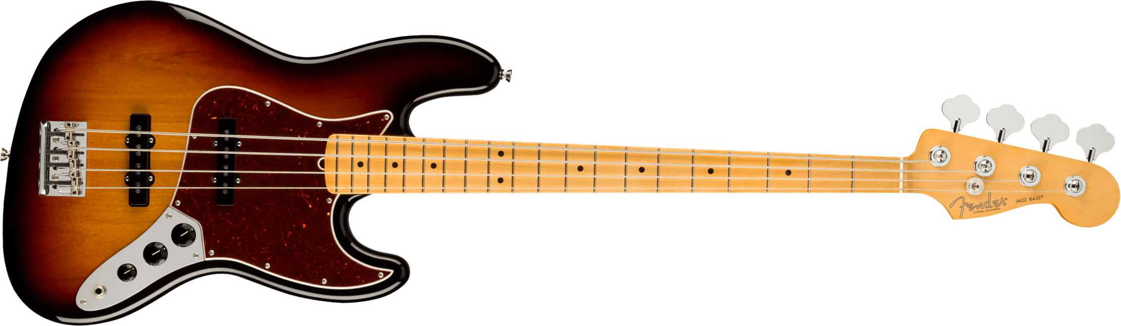 Basse électrique solid body Fender American Professional II Jazz Bass (USA, MN) - 3-color sunburst