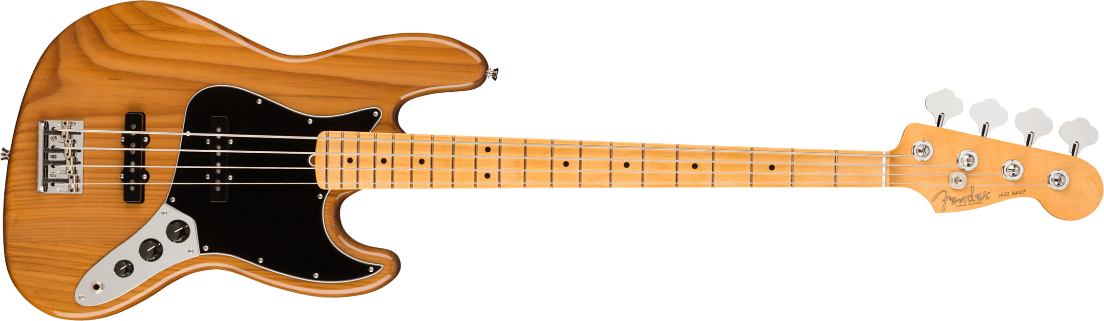 Fender Jazz Bass American Professional Ii Usa Mn - Roasted Pine - Basse Électrique Solid Body - Main picture