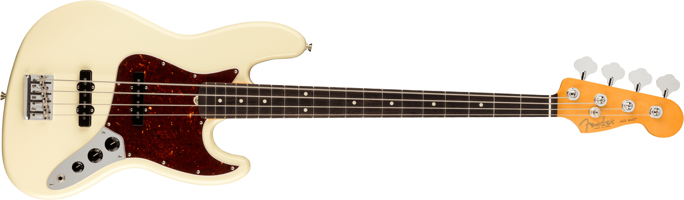 Fender Jazz Bass American Professional Ii Usa Rw - Olympic White - Basse Électrique Solid Body - Main picture
