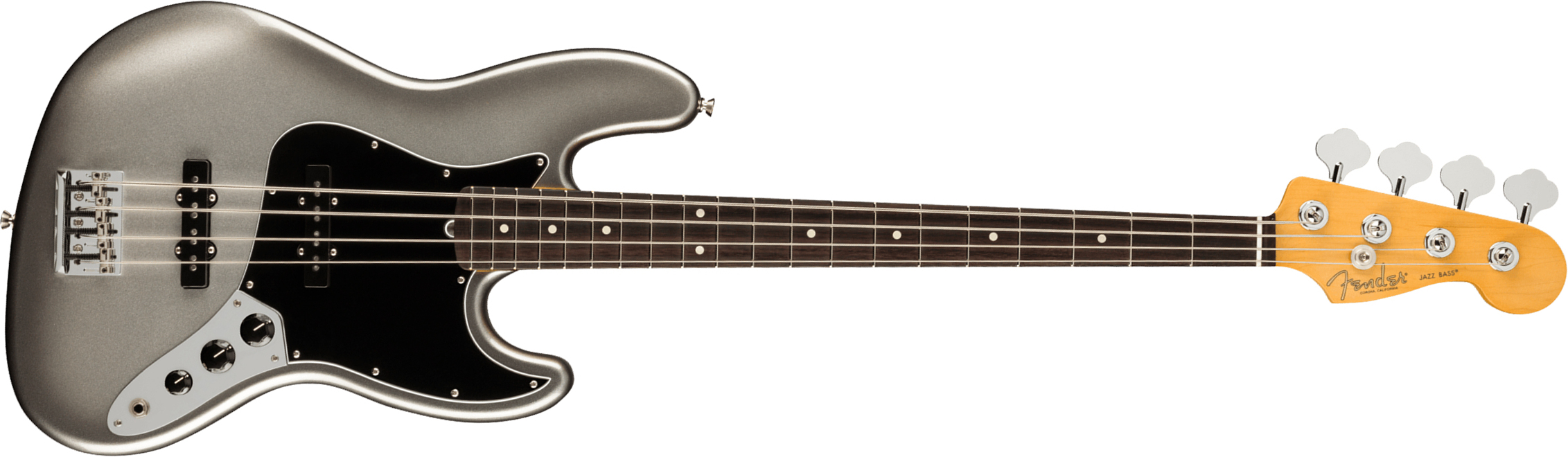Fender Jazz Bass American Professional Ii Usa Rw - Mercury - Basse Électrique Solid Body - Main picture
