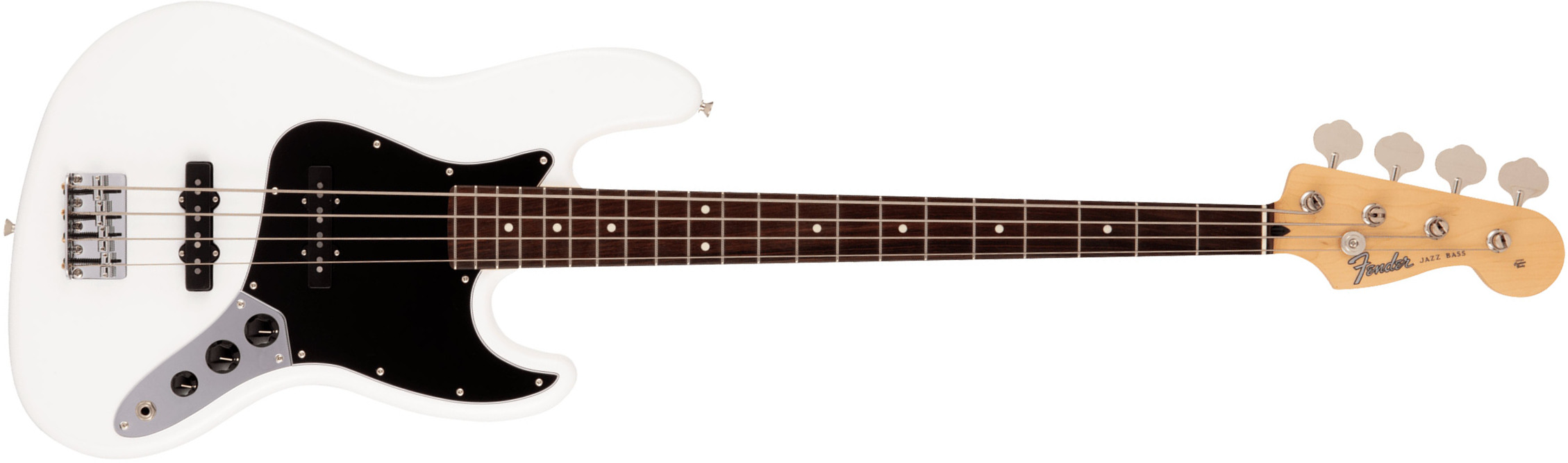 Fender Jazz Bass Hybrid Ii Mij Jap 2s Trem Rw - Arctic White - Basse Électrique Solid Body - Main picture