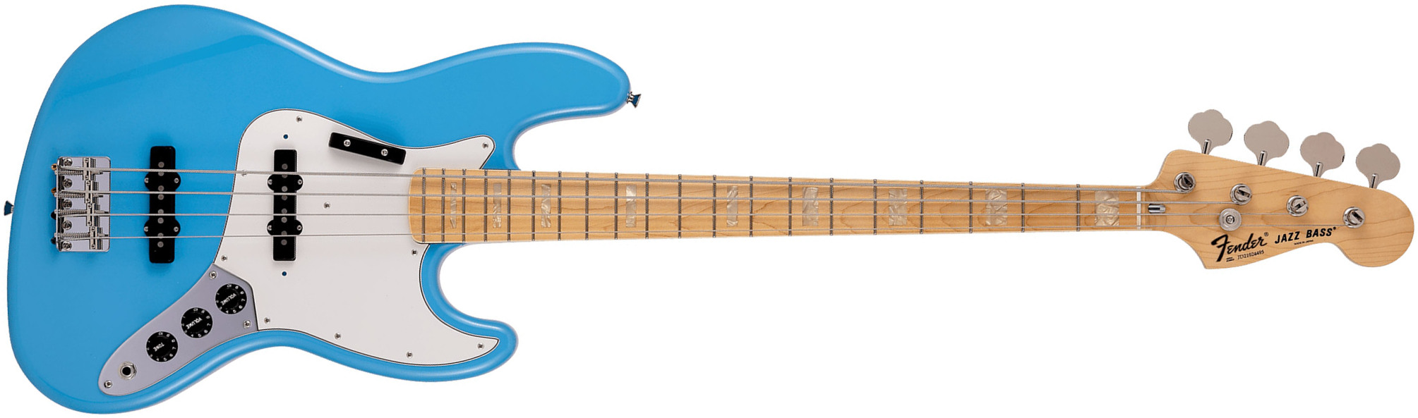 Fender Jazz Bass International Color Ltd Jap Mn - Maui Blue - Basse Électrique Solid Body - Main picture