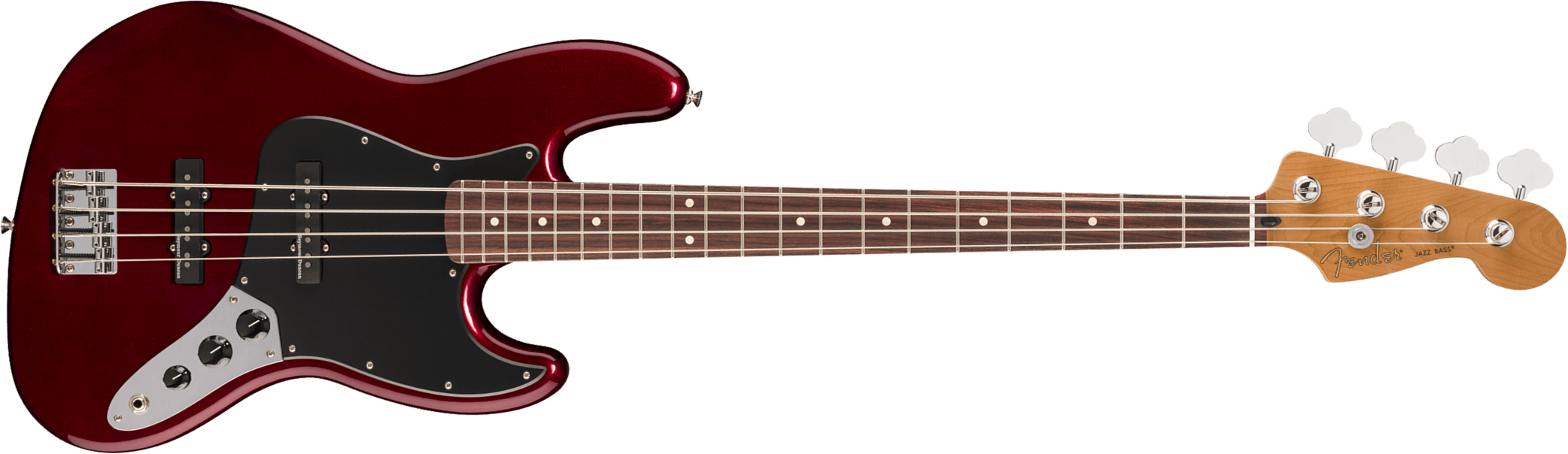 Fender Jazz Bass Player Ii Mex Rw - Oxblood - Basse Électrique Solid Body - Main picture