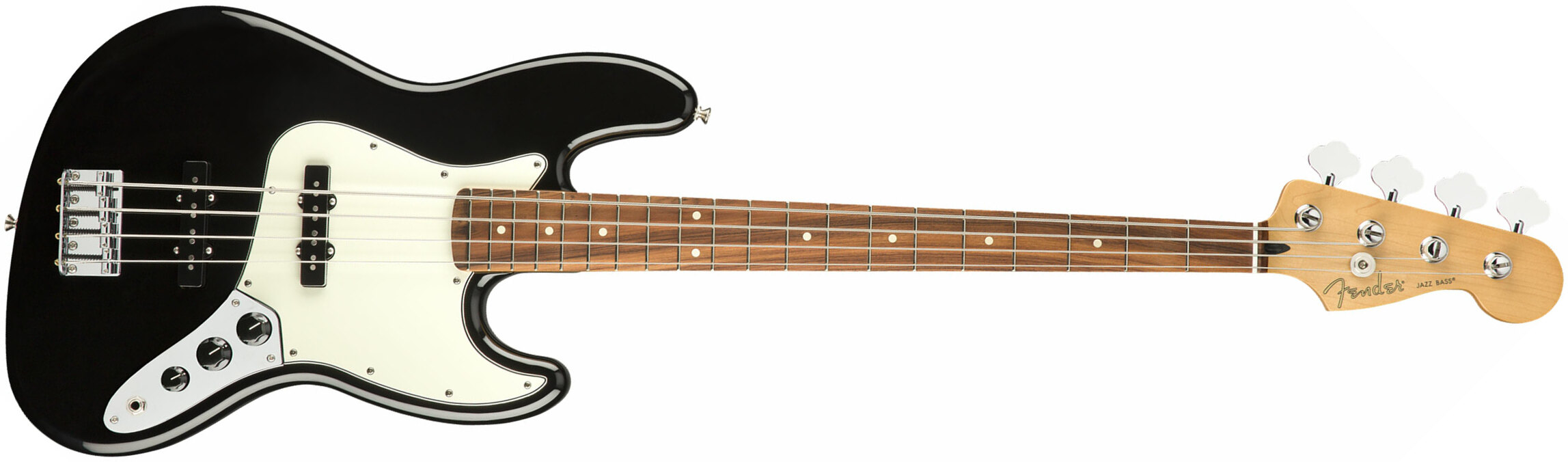 Fender Jazz Bass Player Mex Pf - Black - Basse Électrique Solid Body - Main picture