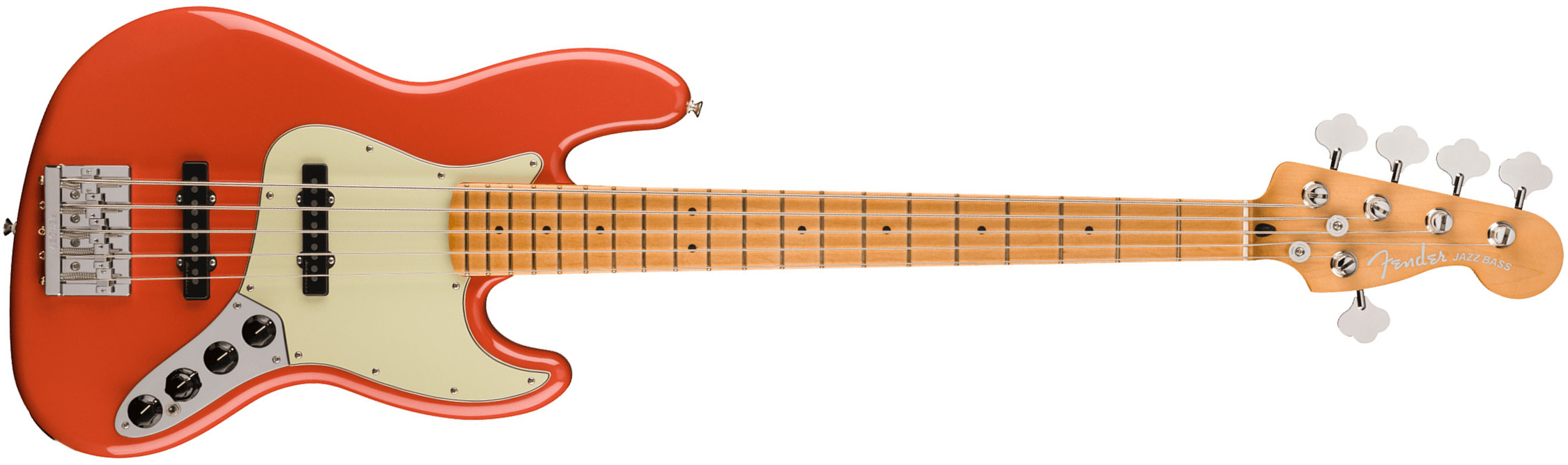 Fender Jazz Bass Player Plus V 2023 Mex 5c Active Mn - Fiesta Red - Basse Électrique Solid Body - Main picture