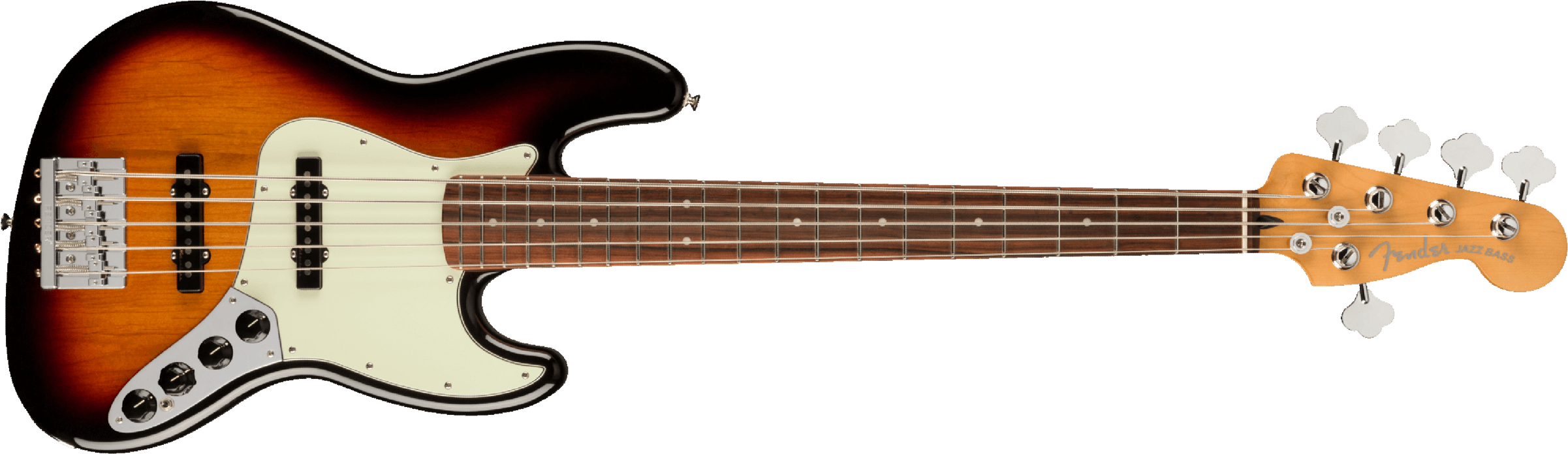 Fender Jazz Bass Player Plus V Mex 5c Active Pf - 3-color Sunburst - Basse Électrique Solid Body - Main picture