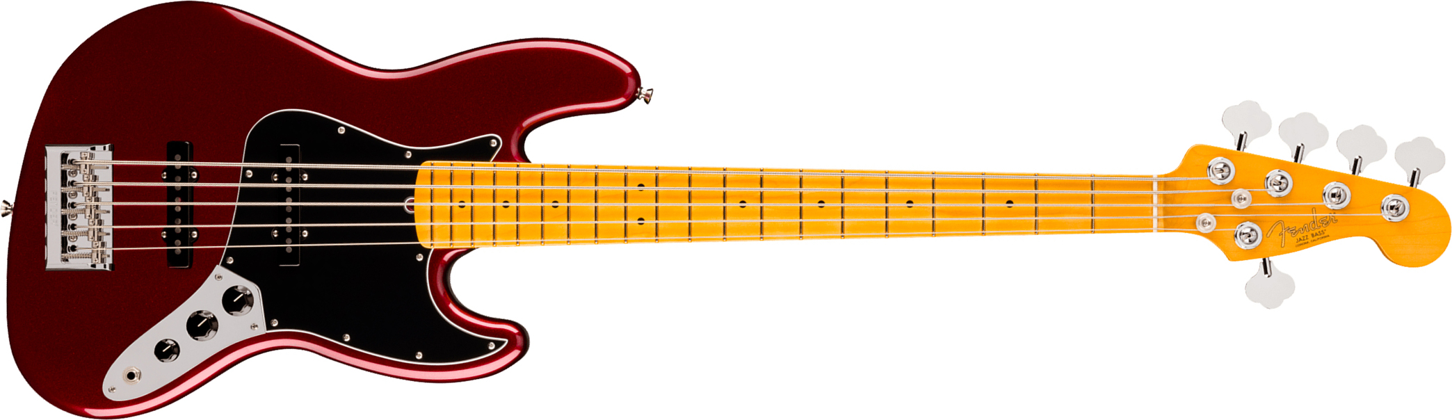 Fender Jazz Bass V American Pro. Usa 5c Mn - Oxblood - Basse Électrique Solid Body - Main picture