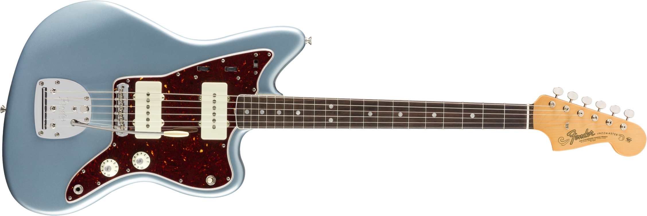 Fender Jazzmaster '60s American Original Usa Ss Rw - Ice Blue Metallic - Guitare Électrique RÉtro Rock - Main picture