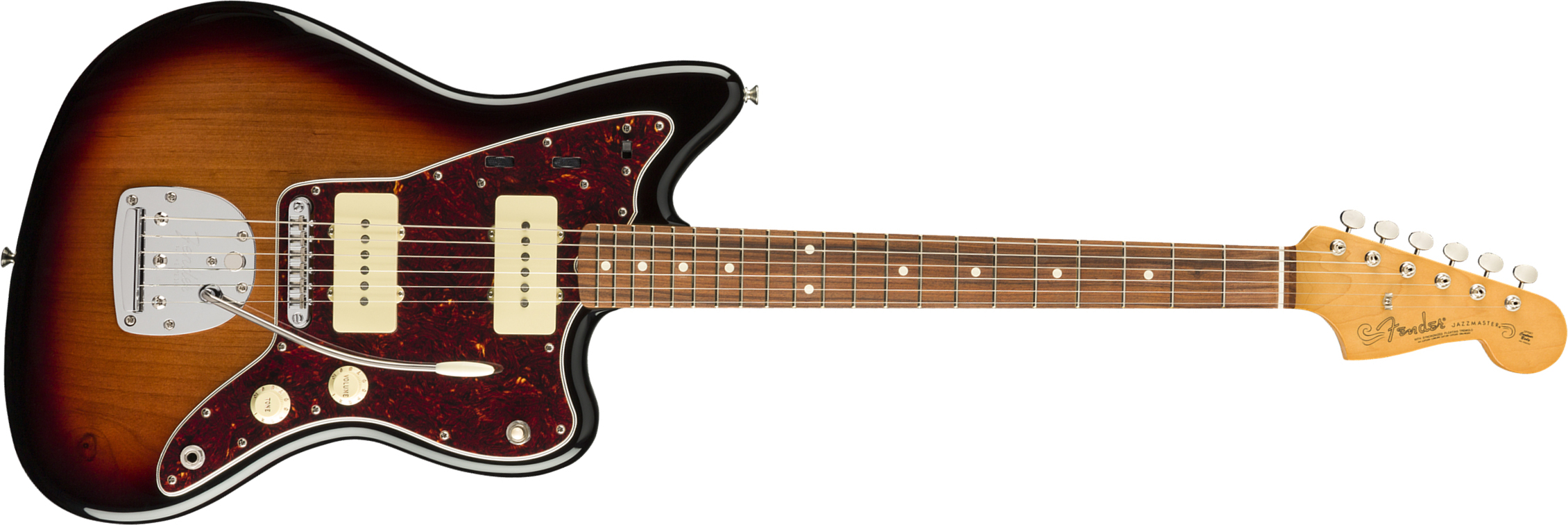 Fender Jazzmaster 60s Vintera Modified Mex Pf - 3-color Sunburst - Guitare Électrique RÉtro Rock - Main picture