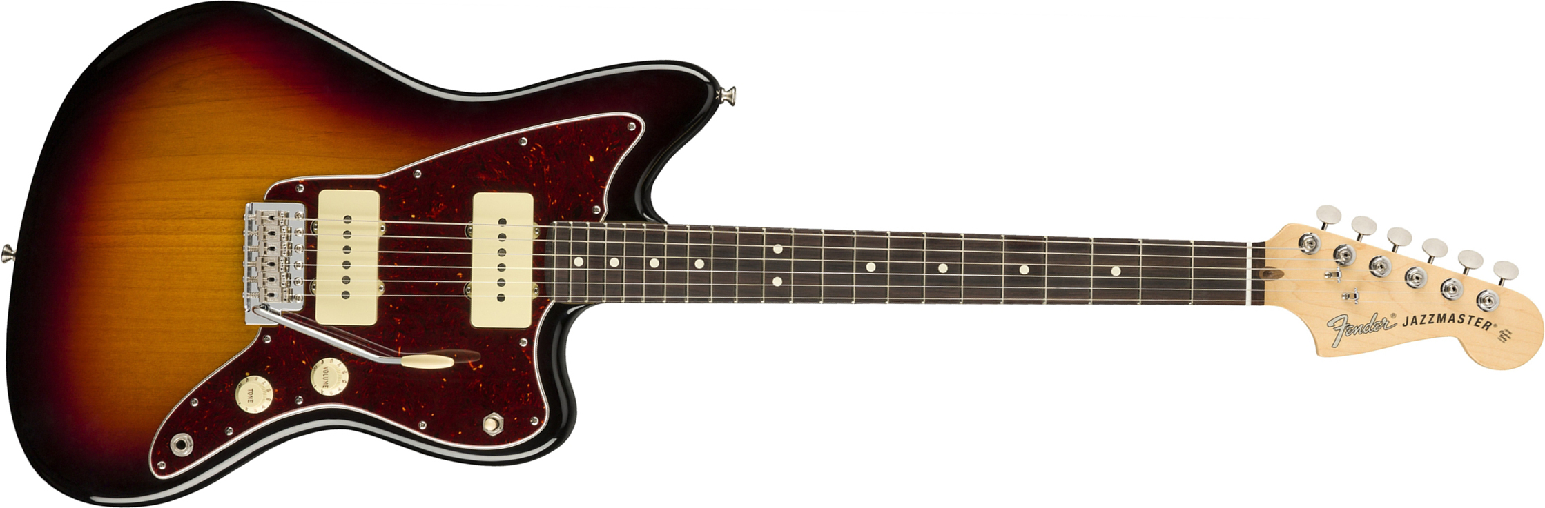 Fender Jazzmaster American Performer Usa Ss Rw - 3-color Sunburst - Guitare Électrique Double Cut - Main picture