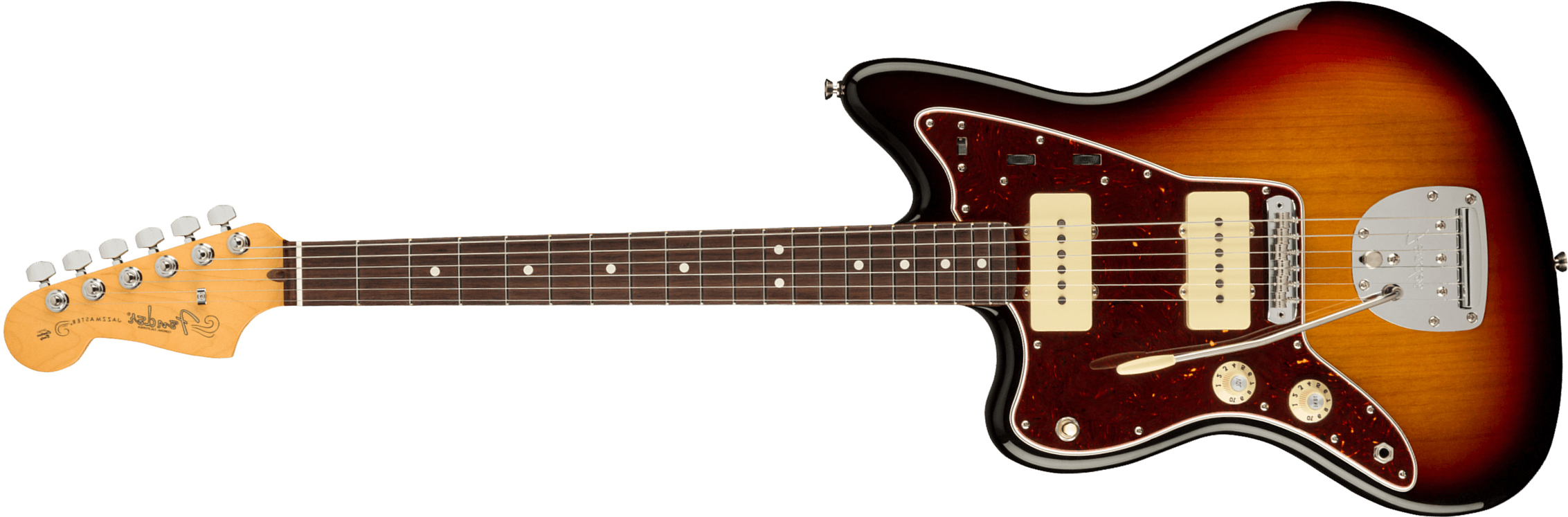 Fender Jazzmaster American Professional Ii Lh Gaucher Usa Rw - 3-color Sunburst - Guitare Électrique Gaucher - Main picture