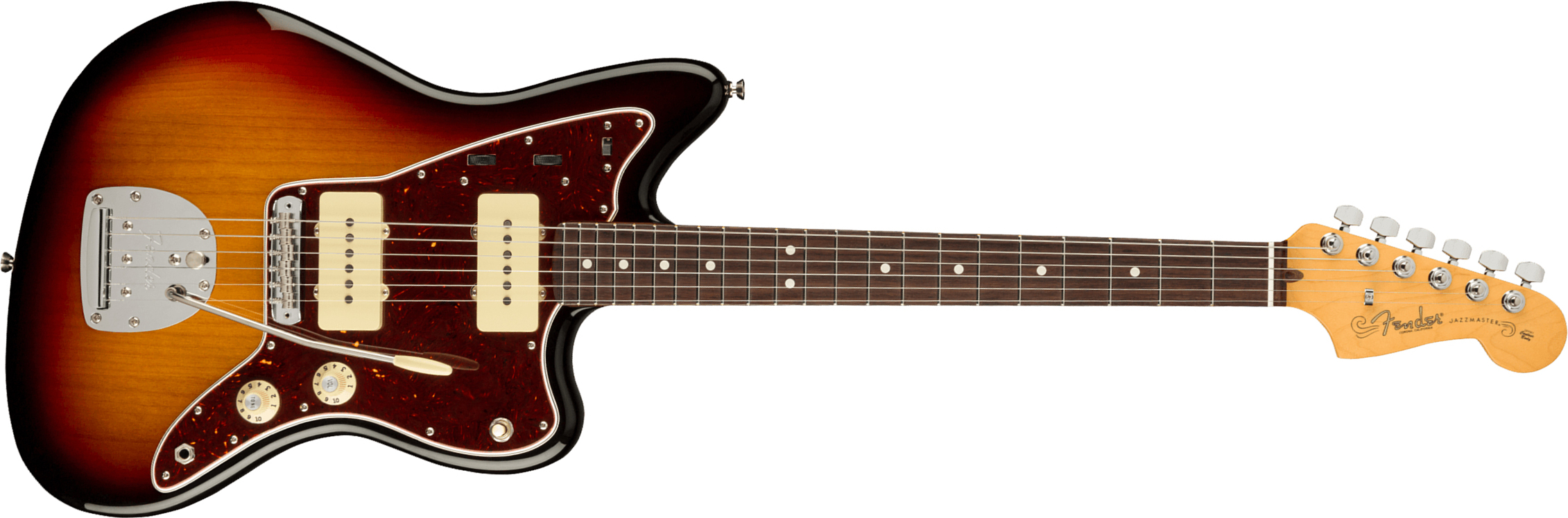 Fender Jazzmaster American Professional Ii Usa Rw - 3-color Sunburst - Guitare Électrique RÉtro Rock - Main picture