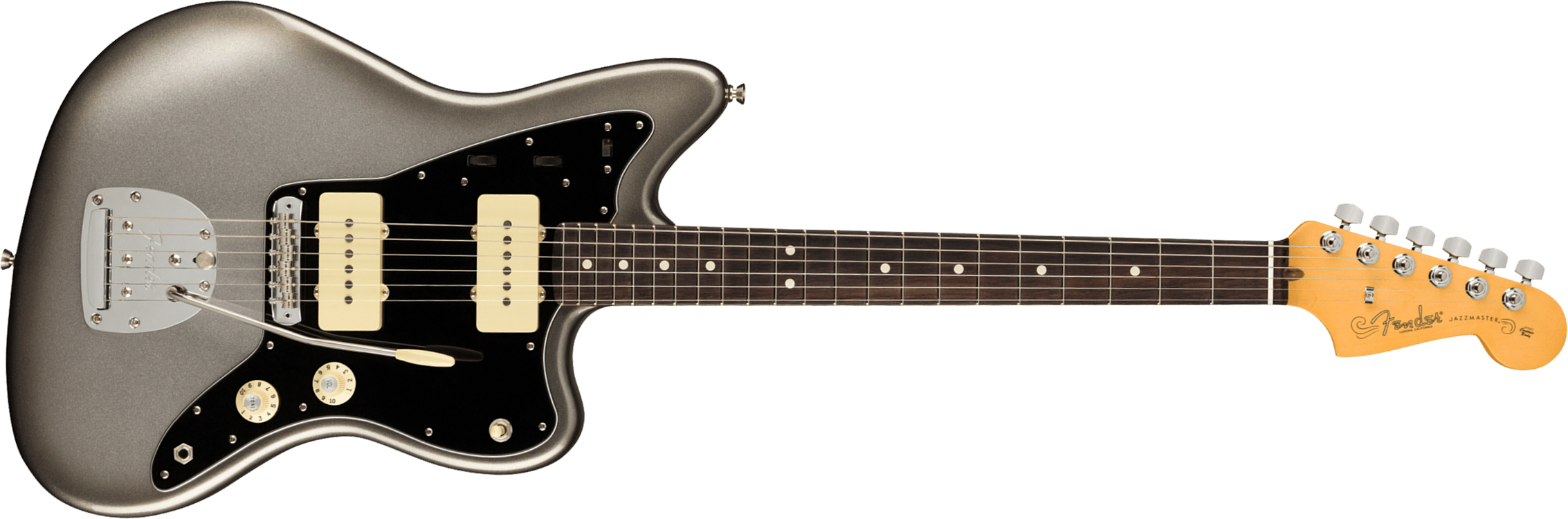 Fender Jazzmaster American Professional Ii Usa Rw - Mercury - Guitare Électrique RÉtro Rock - Main picture