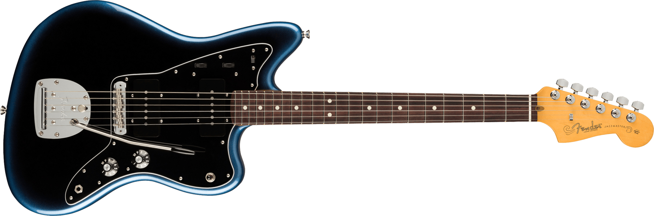 Fender Jazzmaster American Professional Ii Usa Rw - Dark Night - Guitare Électrique RÉtro Rock - Main picture