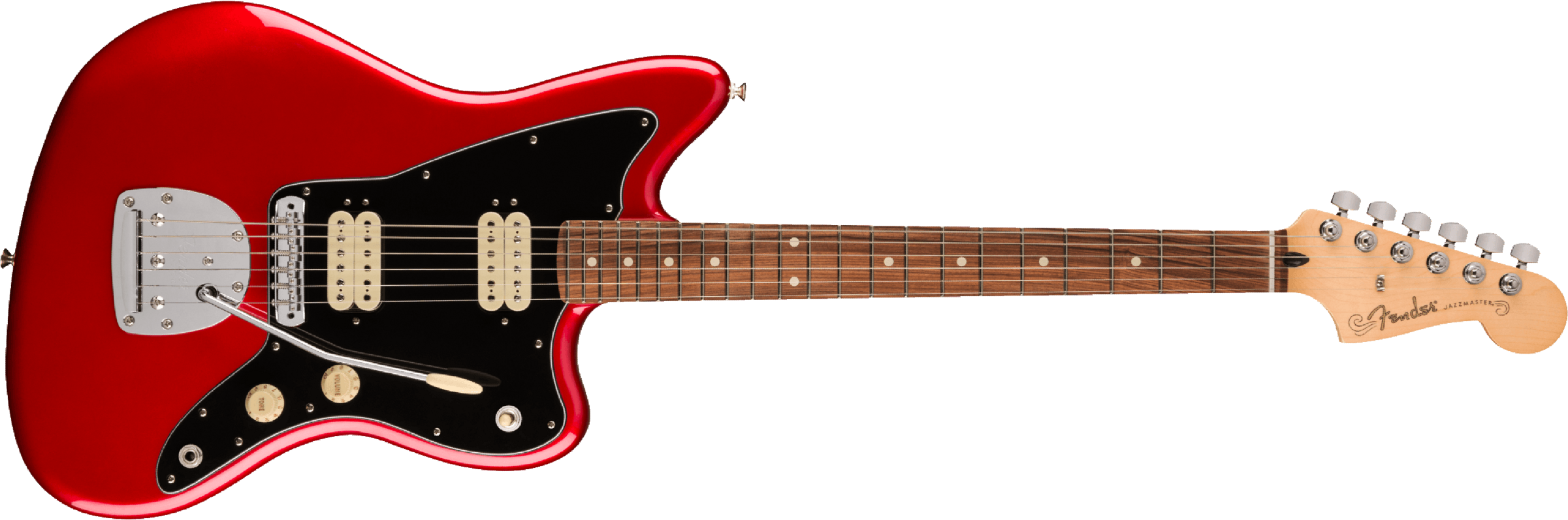 Fender Jazzmaster Player Hh Mex 2023 Trem 2h Pf - Candy Apple Red - Guitare Électrique RÉtro Rock - Main picture