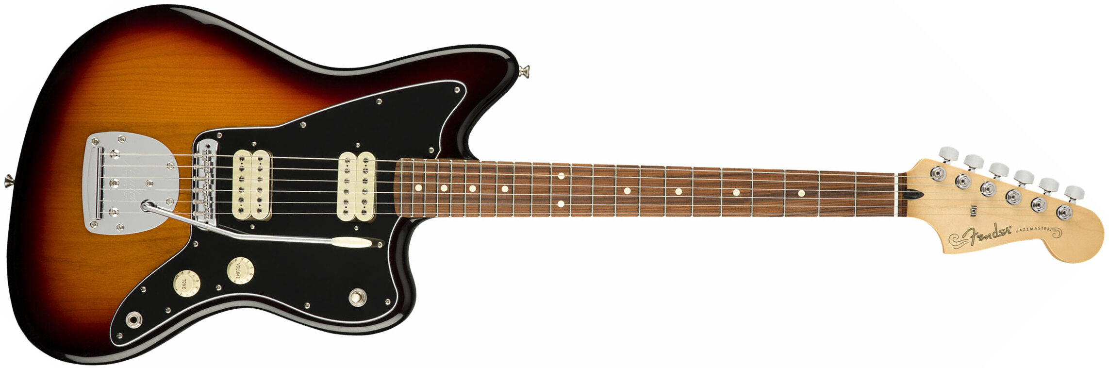 Fender Jazzmaster Player Mex Hh Pf - 3-color Sunburst - Guitare Électrique RÉtro Rock - Main picture