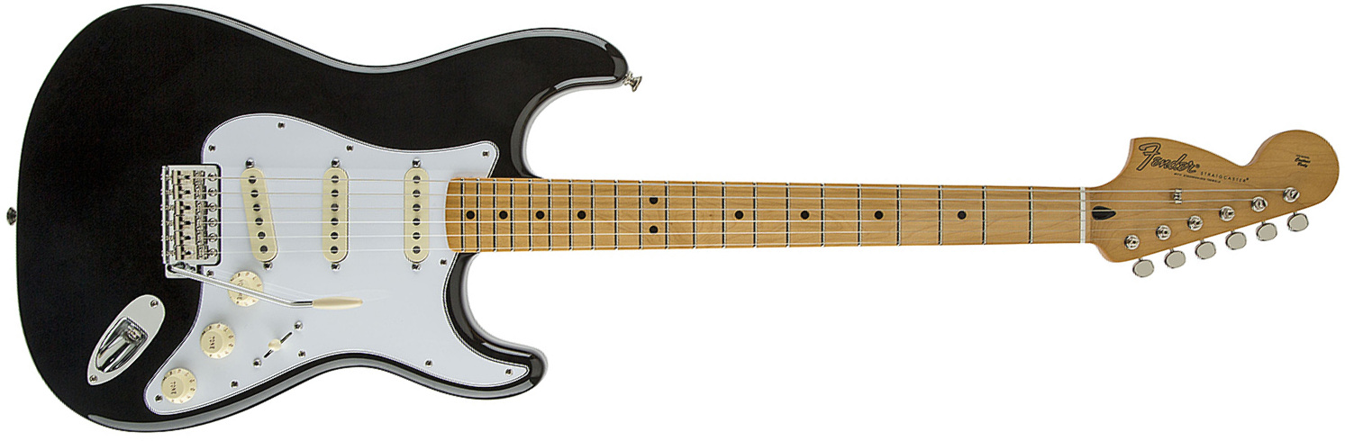 Fender Jimi Hendrix Strat Mex Sss Mn - Black - Guitare Électrique Forme Str - Main picture