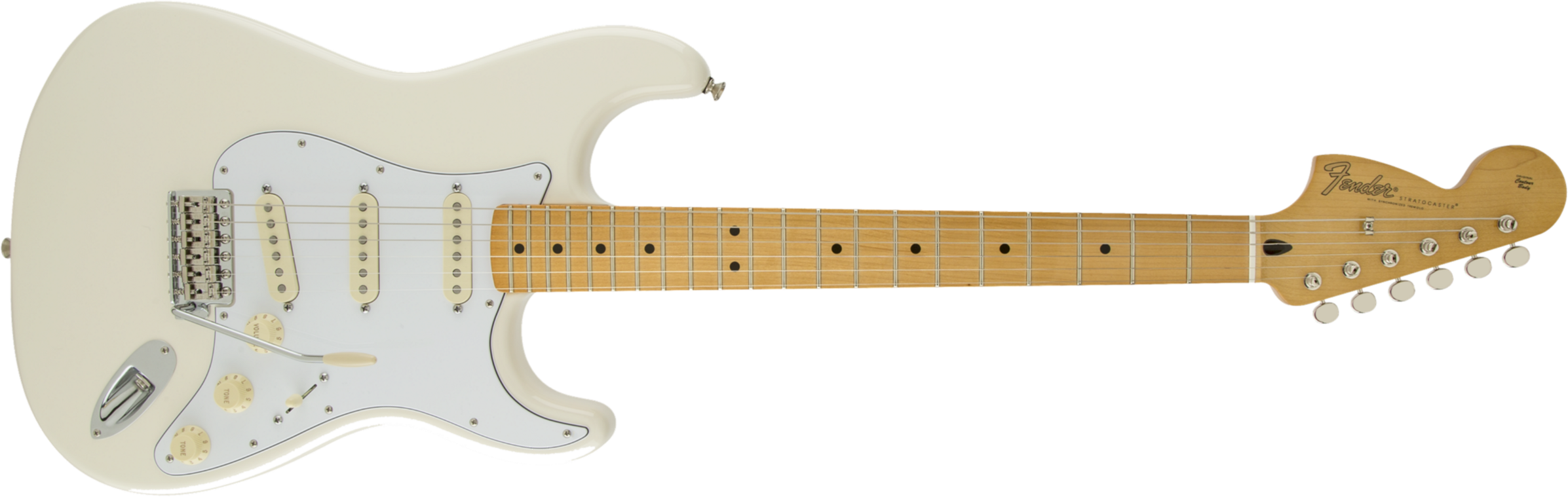 Fender Jimi Hendrix Stratocaster (mex, Mn) - Olympic White - Guitare Électrique Forme Str - Main picture