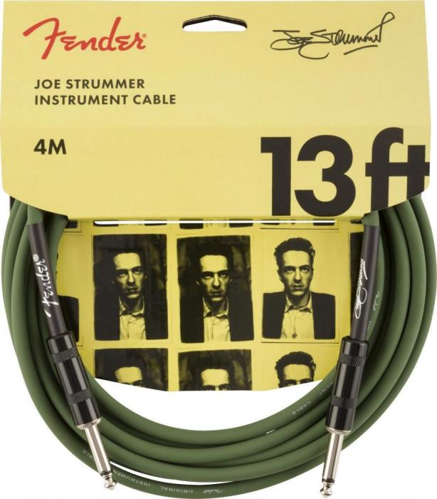Câble Fender Joe Strummer Pro Instrument Cable 13ft - Drab Green
