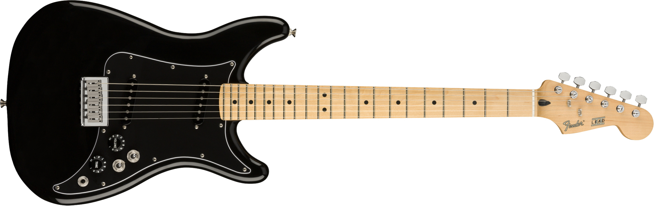 Fender Lead Ii Player Mex Ss Ht Mn - Black - Guitare Électrique Forme Str - Main picture