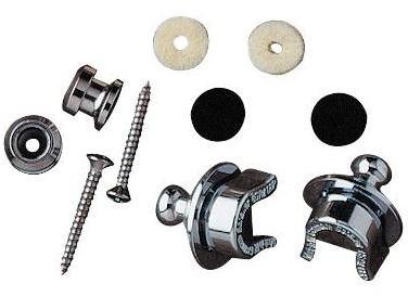 Strap lock Fender Kit Attaches Courroie Schaller Chrome