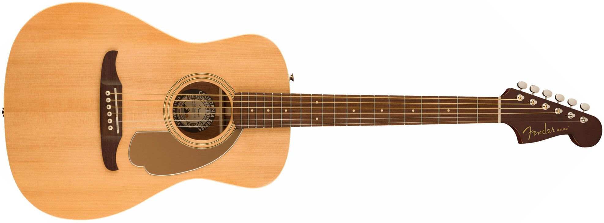 Fender Malibu Player 2023 Parlor Epicea Sapele Wal - Natural - Guitare Electro Acoustique - Main picture