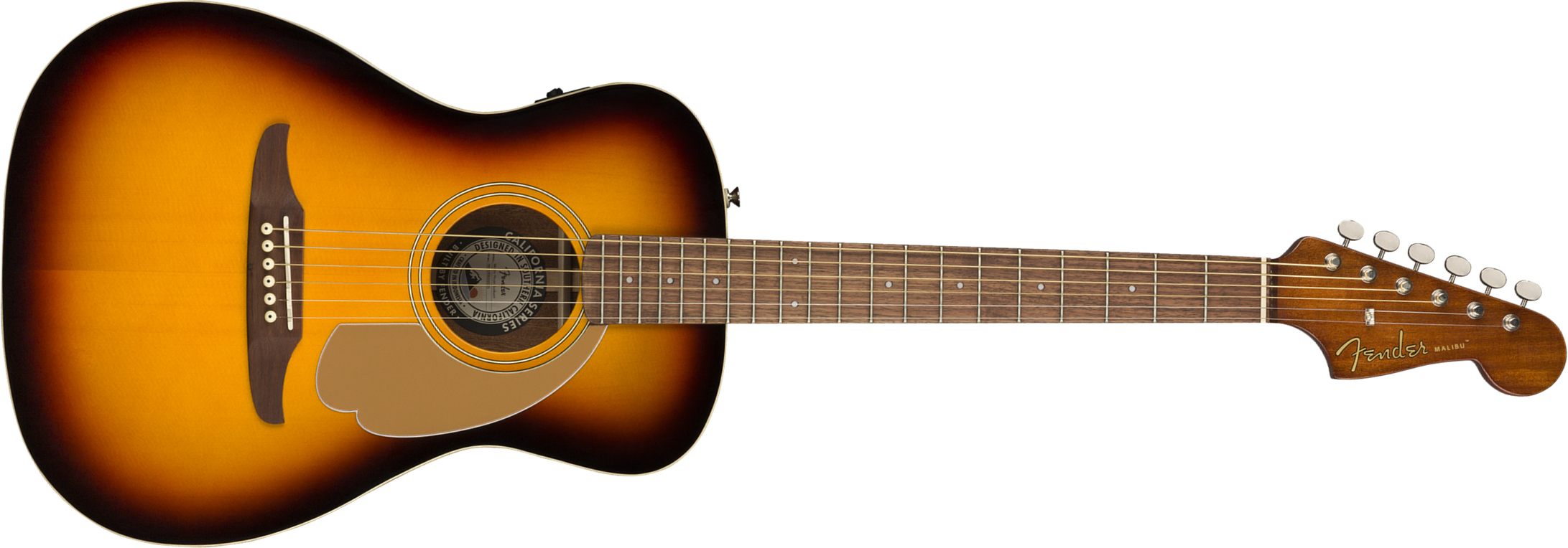 Fender Malibu Player Concert Epicea Acajou Wal - Sunburst - Guitare Electro Acoustique - Main picture