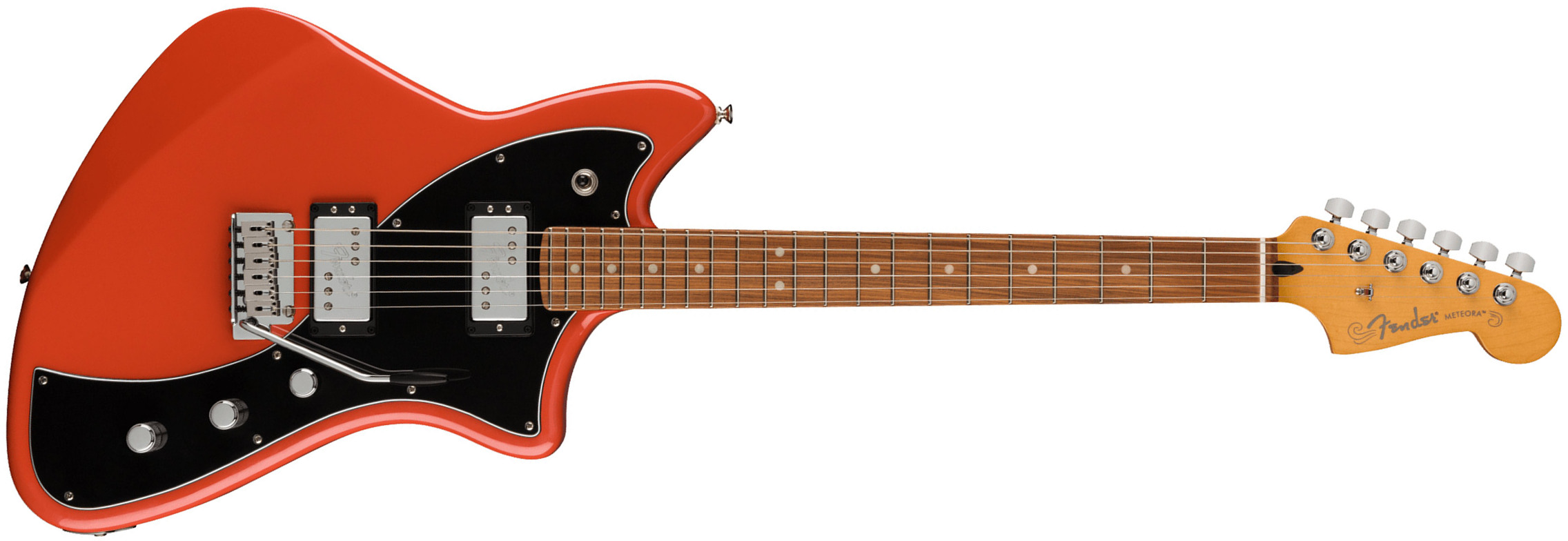 Fender Meteora Player Plus Hh Mex 2023 2s Ht Pf - Fiesta Red - Guitare Électrique RÉtro Rock - Main picture