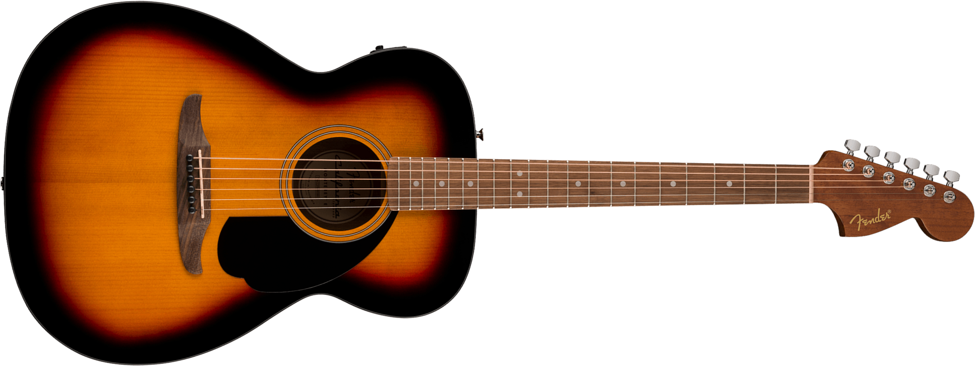 Fender Monterey E California Standard Om Epicea Sapele Wal - 3-color Sunburst - Guitare Folk - Main picture