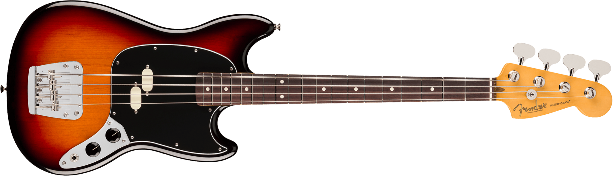 Fender Mustang Bass Classic American Pro Usa Shsc Rw - 3-color Sunburst - Basse Électrique Solid Body - Main picture