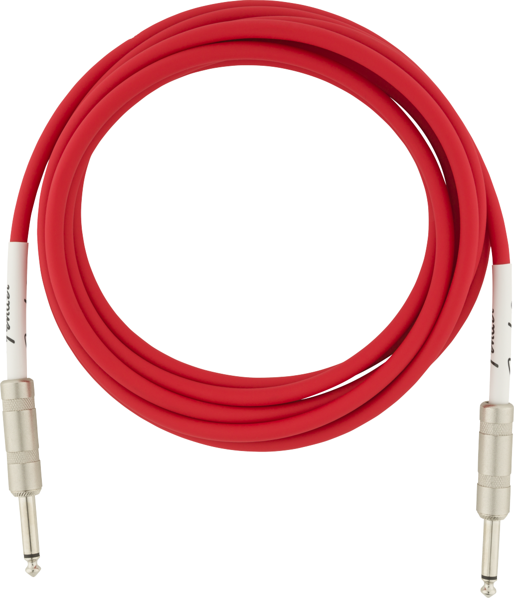 Fender Original Instrument Cable Droit/droit 10ft Fiesta Red - CÂble - Main picture