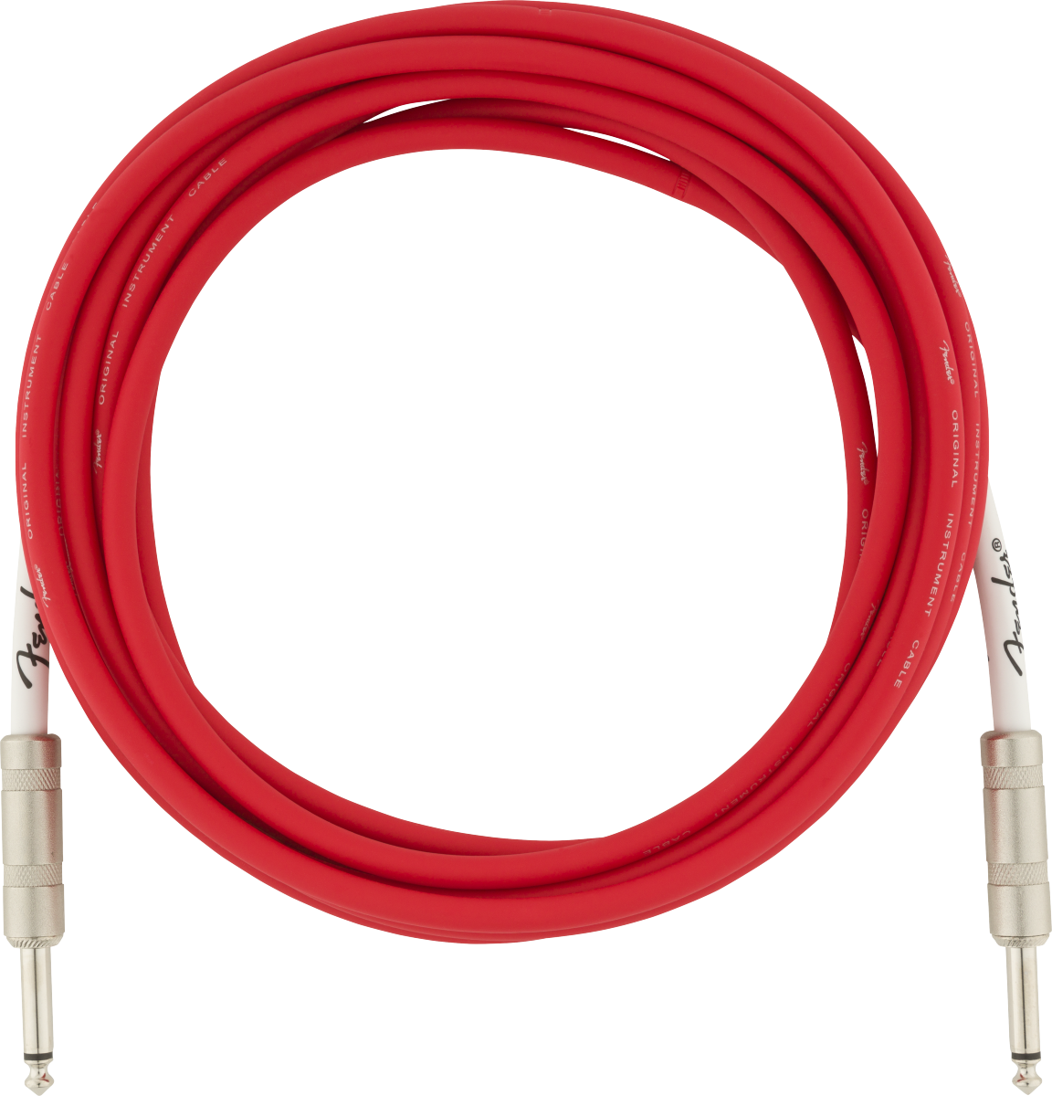 Fender Original Instrument Cable Droit/droit 15ft 4.6m Fiesta Red - CÂble - Main picture