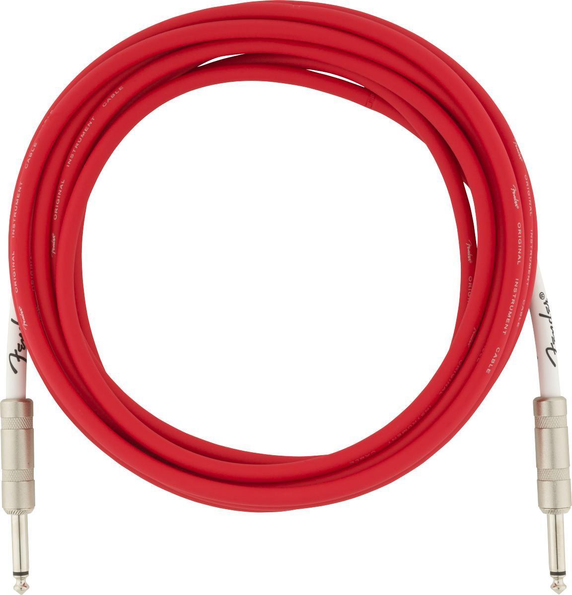 Câble Fender Original Instrument Cable, 15ft - Fiesta Red