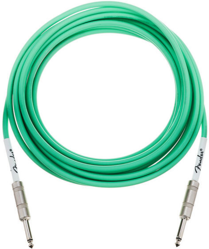 Fender Original Instrument Cable Droit/droit 18.6ft Surf Green - CÂble - Main picture