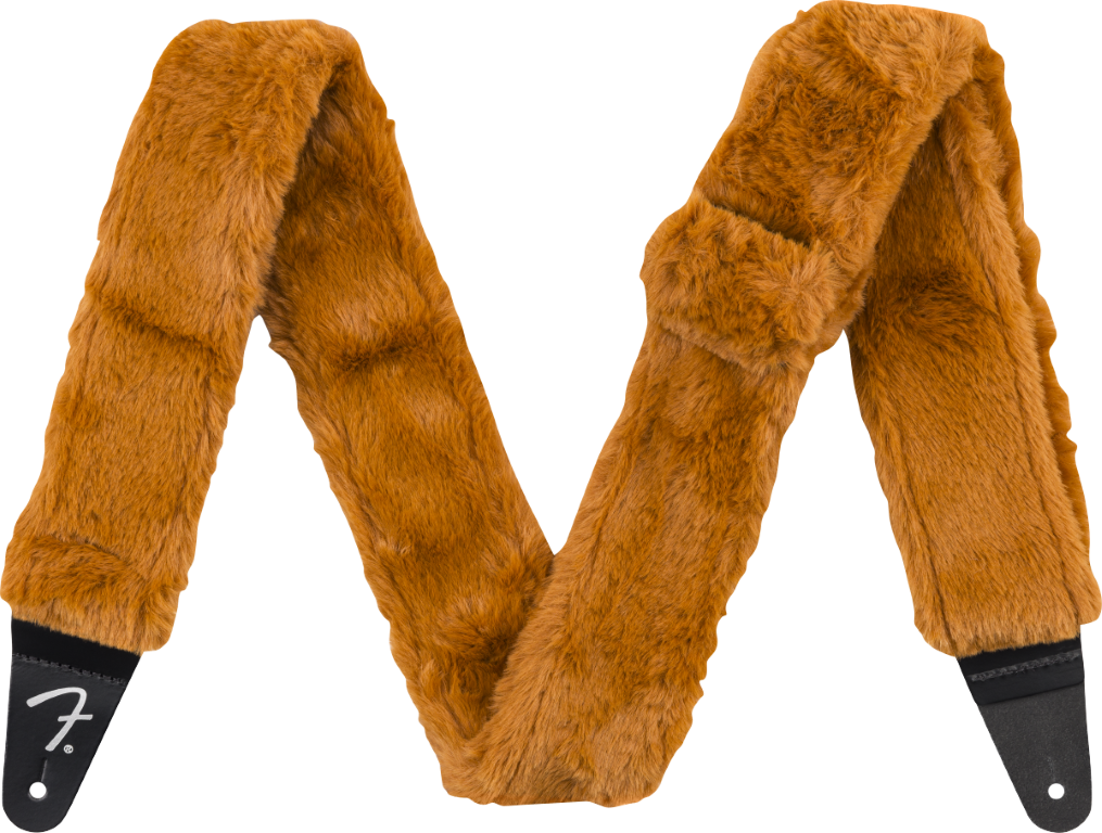Fender Poodle Plush Strap Rust - Sangle Courroie - Main picture