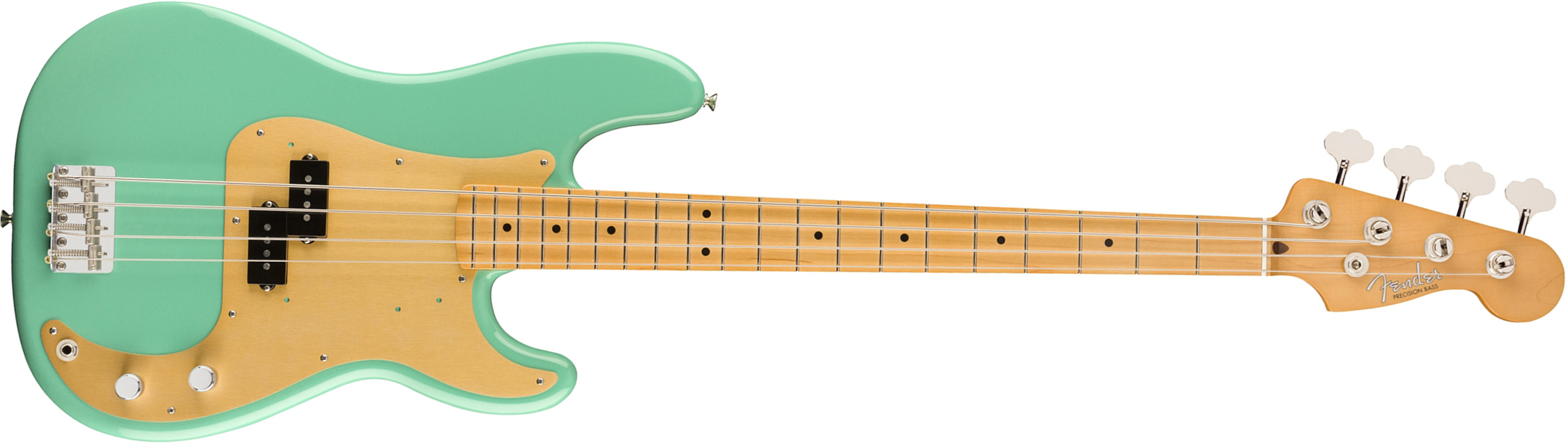 Fender Precision Bass 50s Vintera Vintage Mex Mn - Seafoam Green - Basse Électrique Solid Body - Main picture