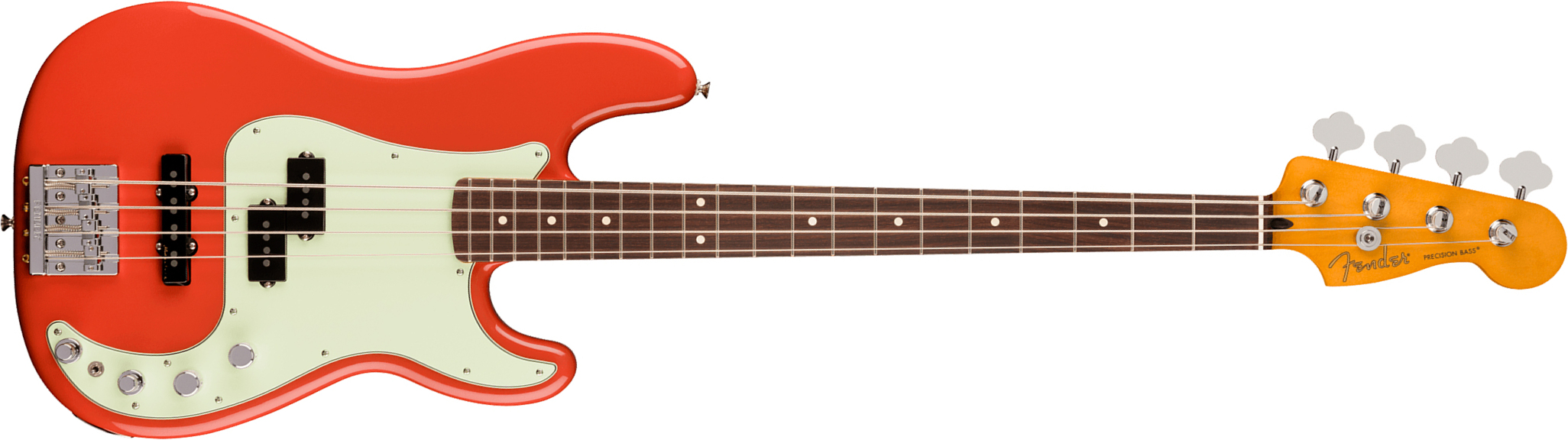 Fender Precision Bass Active Player Ii Modified Ltd Mex Rw - Fiesta Red - Basse Électrique Solid Body - Main picture