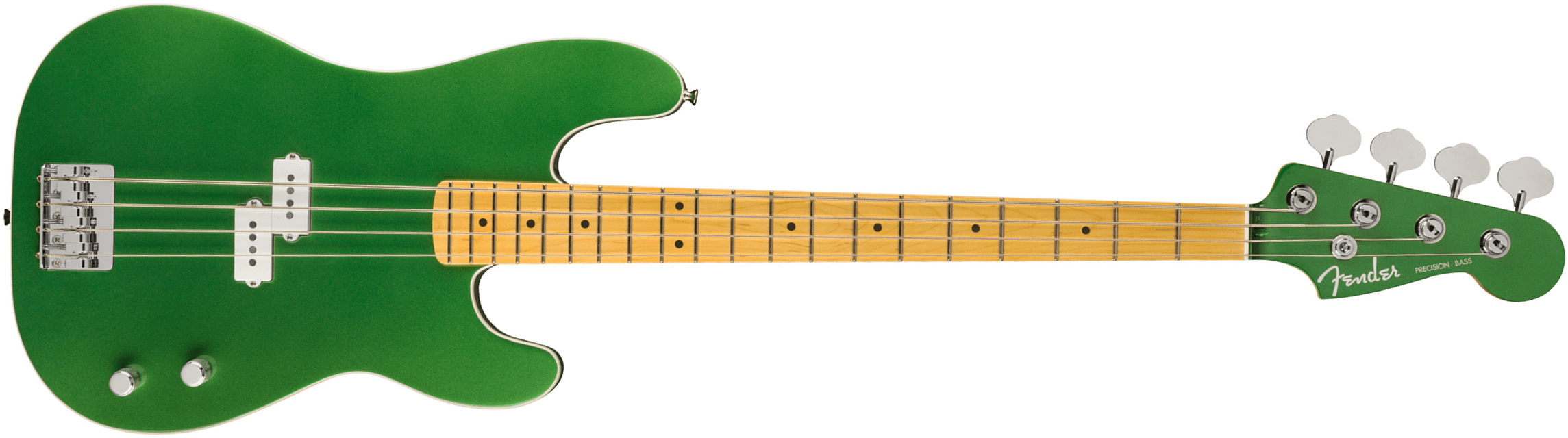 Fender Precision Bass Aerodyne Special Jap Mn - Speed Green Metallic - Basse Électrique Solid Body - Main picture