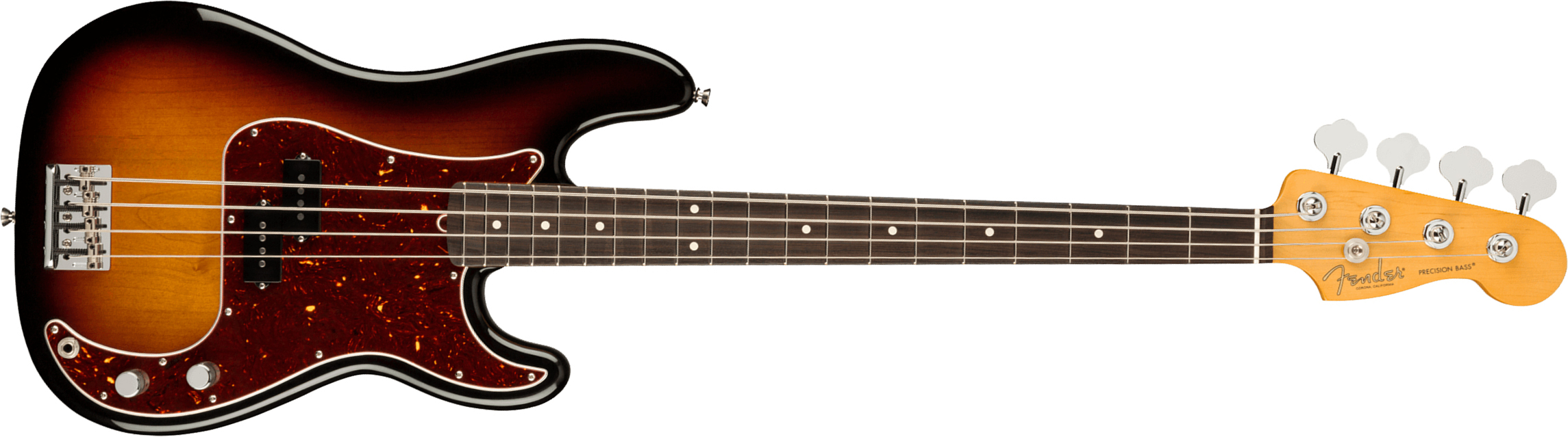 Fender Precision Bass American Professional Ii Usa Rw - 3-color Sunburst - Basse Électrique Solid Body - Main picture