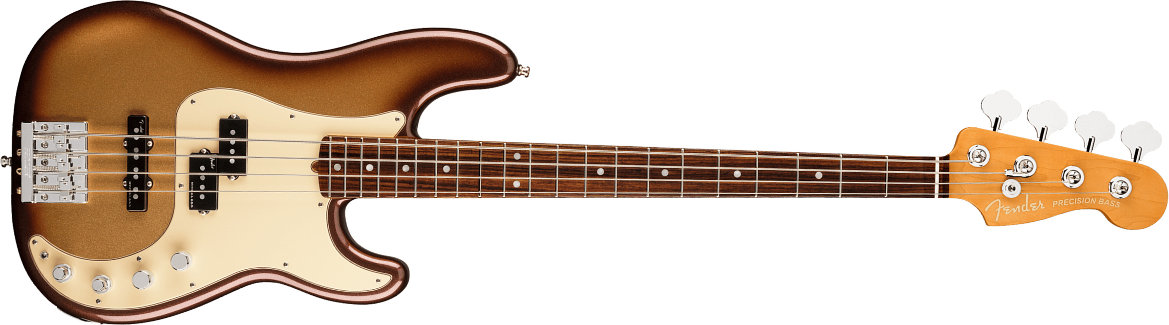 Fender Precision Bass American Ultra 2019 Usa Rw - Mocha Burst - Basse Électrique Solid Body - Main picture