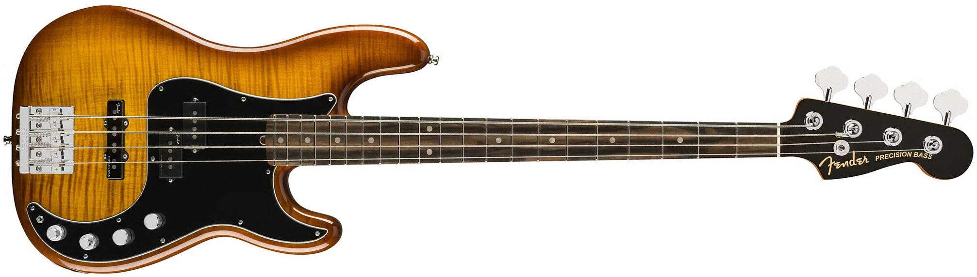 Fender Precision Bass American Ultra Usa Ltd Eb - Tiger's Eye - Basse Électrique Solid Body - Main picture