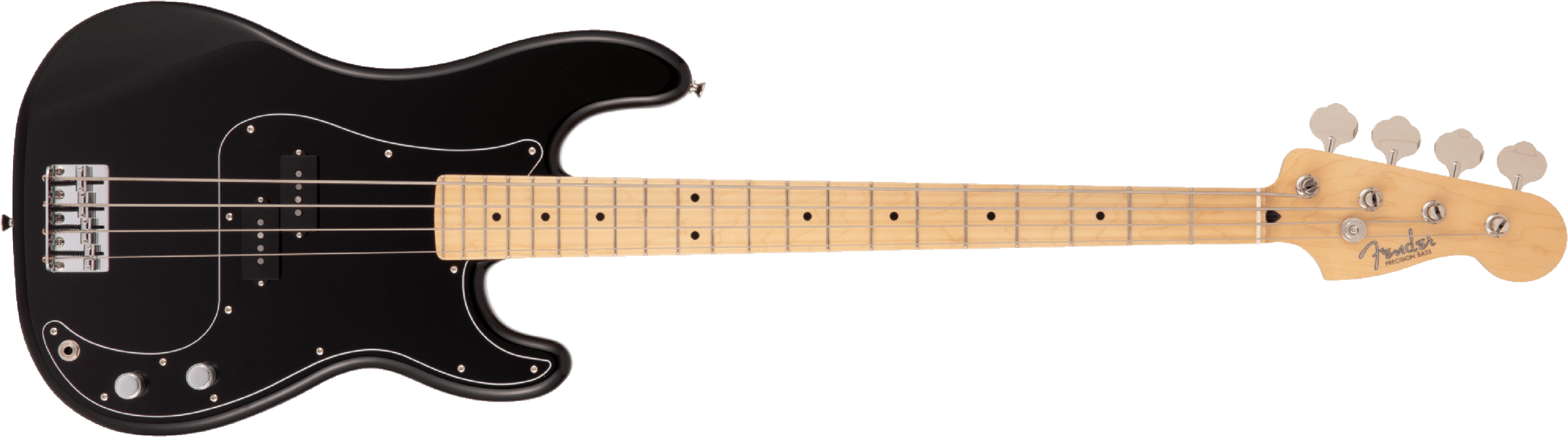 Fender Precision Bass Hybrid Ii Japan Mn - Black - Basse Électrique Solid Body - Main picture