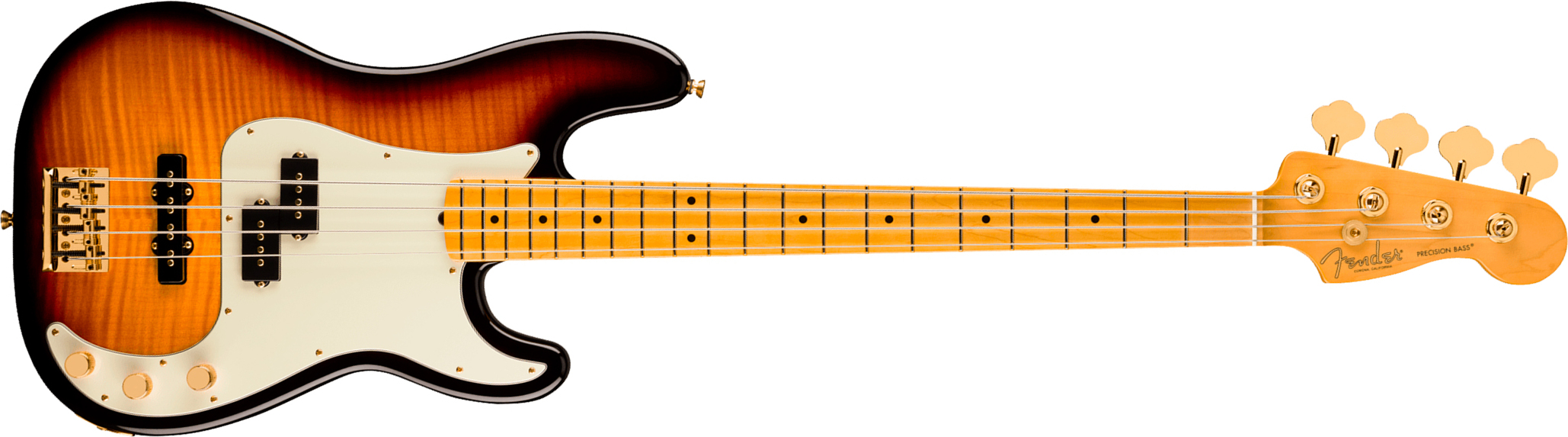 Fender Precision Bass Pj American Pro Ii 75th Ann. Usa Rw - 2-color Sunburst - Basse Électrique Solid Body - Main picture