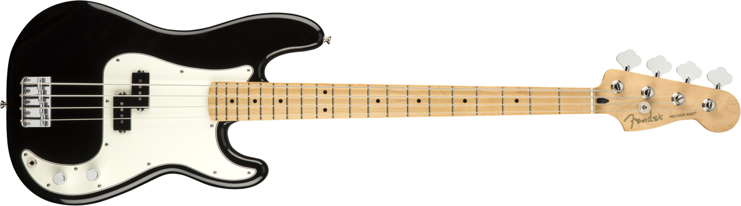 Fender Precision Bass Player Mex Mn - Black - Basse Électrique Solid Body - Main picture