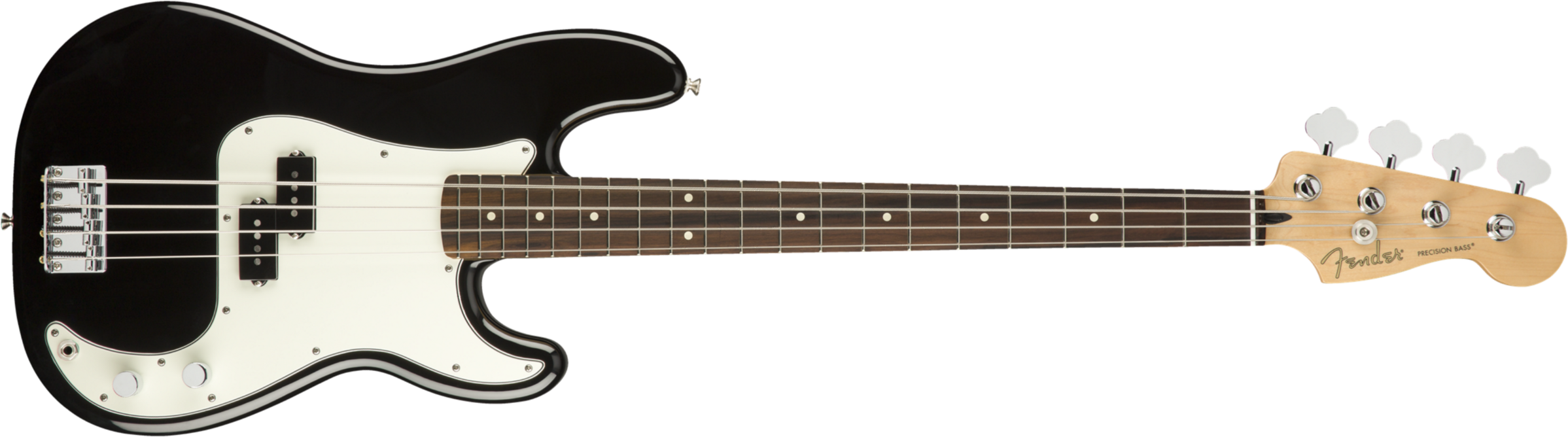 Fender Precision Bass Player Mex Pf - Black - Basse Électrique Solid Body - Main picture