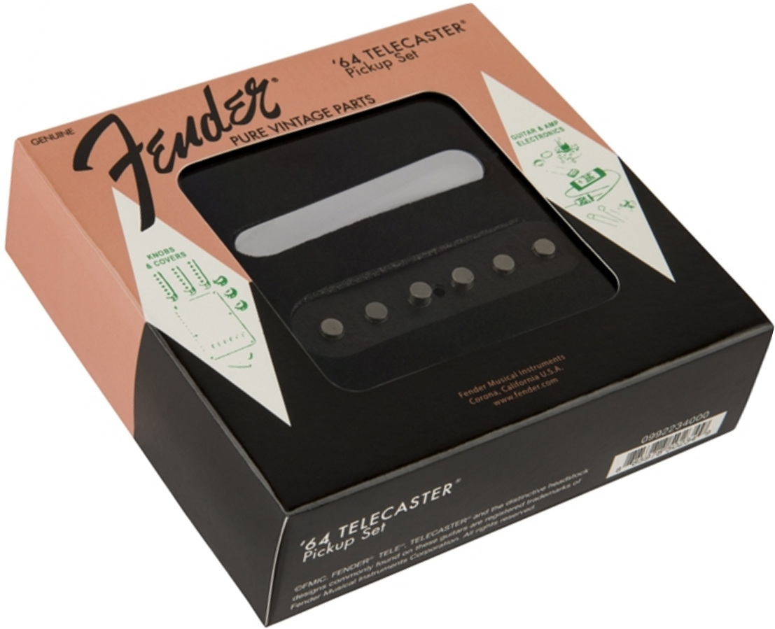 Fender Pure Vintage '64 Tele Pickups 2-set Alnico 5 - Micro Guitare Electrique - Main picture