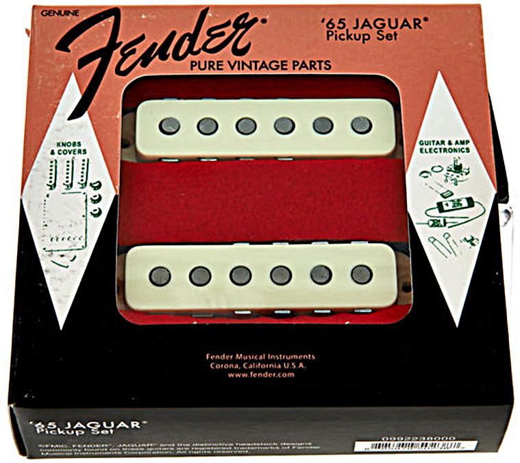 Fender Pure Vintage '65 Jaguar Pickups 2-set Alnico 5 - Micro Guitare Electrique - Main picture