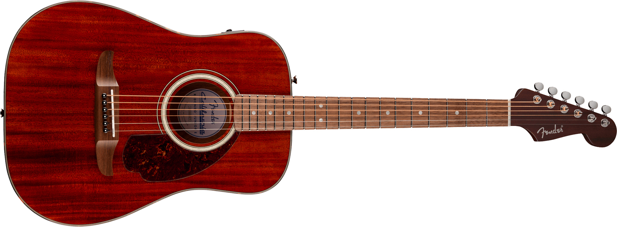 Fender Redondo Deluxe Jr E California Shsc  Tout Acajou Noy - Natural - Guitare Folk - Main picture